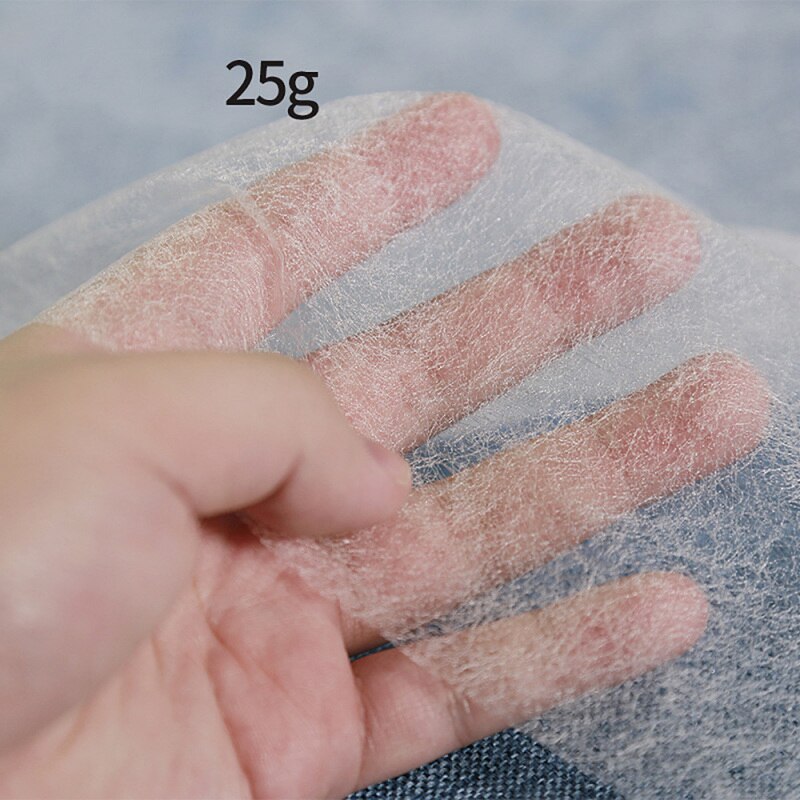 150x67cm pellicola adesiva caldo sciolto a bassa temperatura in tessuto non tessuto per abbigliamento materiale Interlining forniture per cucire fai-da-te: 2