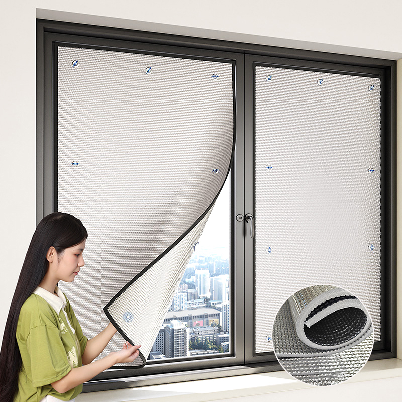Window Sun Shade Film Home Sunshade Protector Pad Indoor Aluminum Foil Insulation Film House Anti-UV Sun Protection Pad