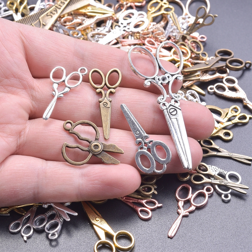 30 Uds. De dijes de animales de nota musical de avión de Metal de colores mezclados para fabricación de joyas, suministros DIY, pendientes, pulseras, accesorios, colgantes
