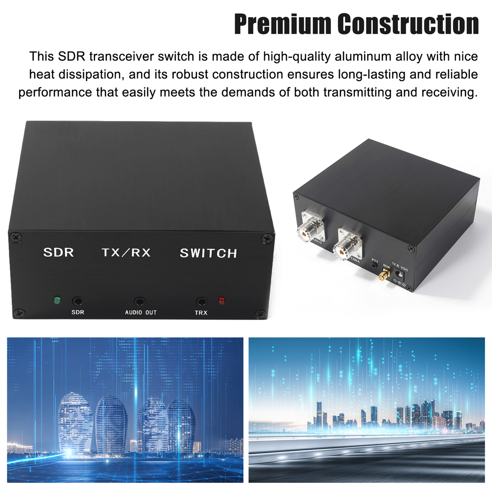 160Mhz 100W Antenne Deler Aluminium Legering Sdr Transceiver Tr Switch Aluminium Legering Apparaat Signaalapparatuur Accessoire