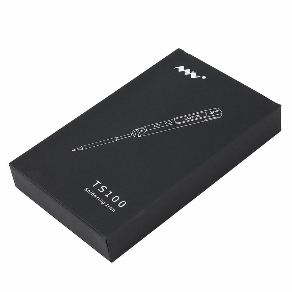 Mini fer à souder TS100 40W Station de soudure 12V 19V et 24V DC alimentation Portable fer à souder