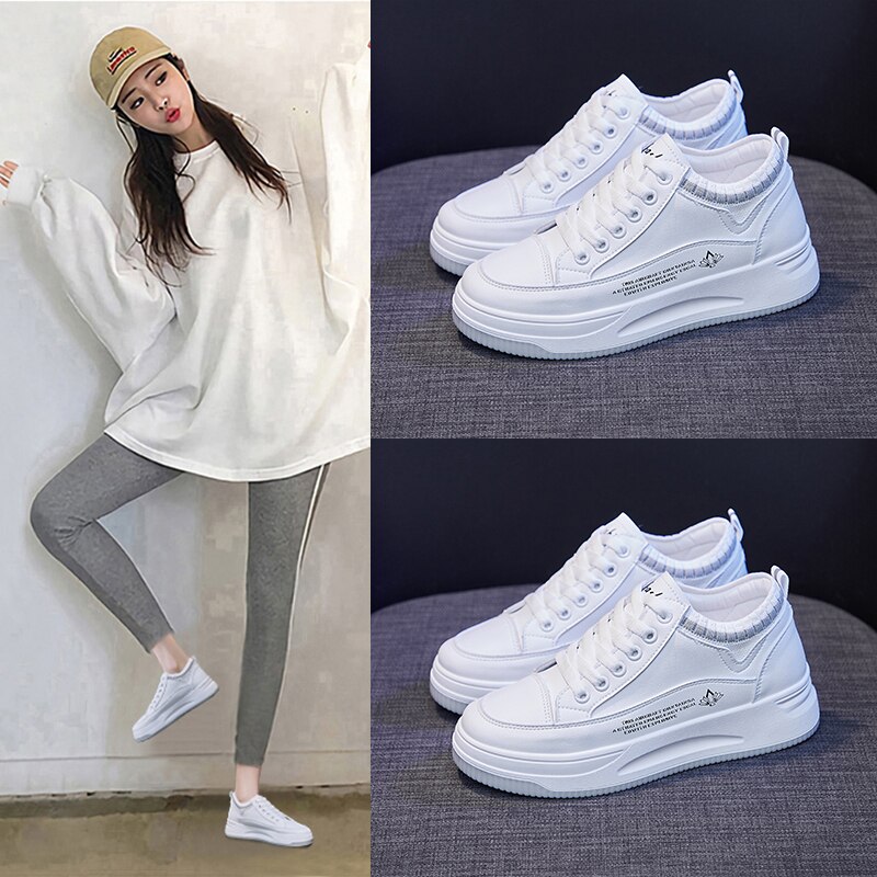 Q1602 spring white shoes