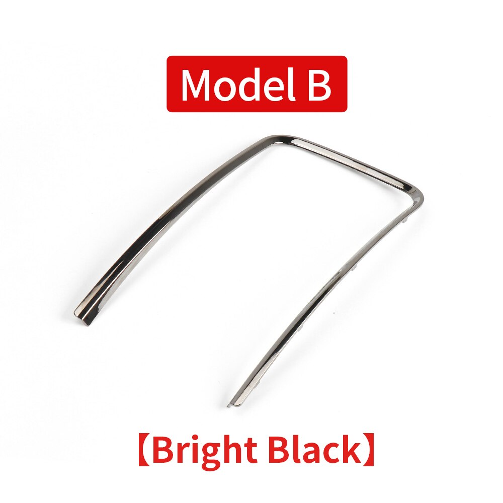 Persiana deslizante para coche Buick Lacrosse, Soporte para vasos, cubierta de persiana enrollable, caja de almacenamiento con reposabrazos, anillo embellecedor Chapado en tira,: Model B Black