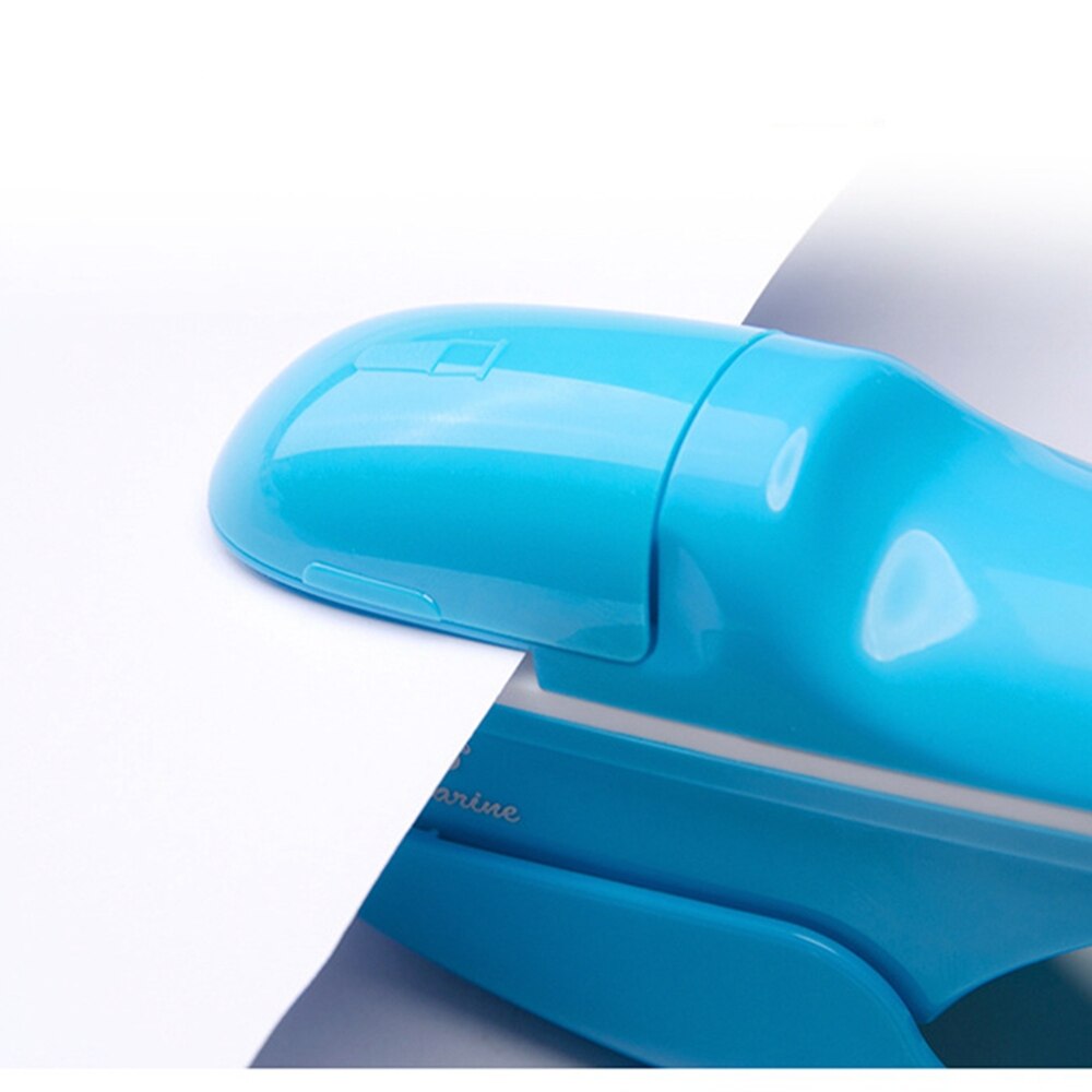 Hand-held Mini Safe Stapler Free Stapleless Without Stapler 7 Sheets Capacity Paper Stapler Office Bookbinding Supplies