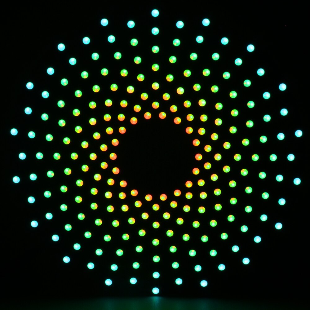 Colorful RGB 12X18 Aurora LED Flashing Fantastic finished