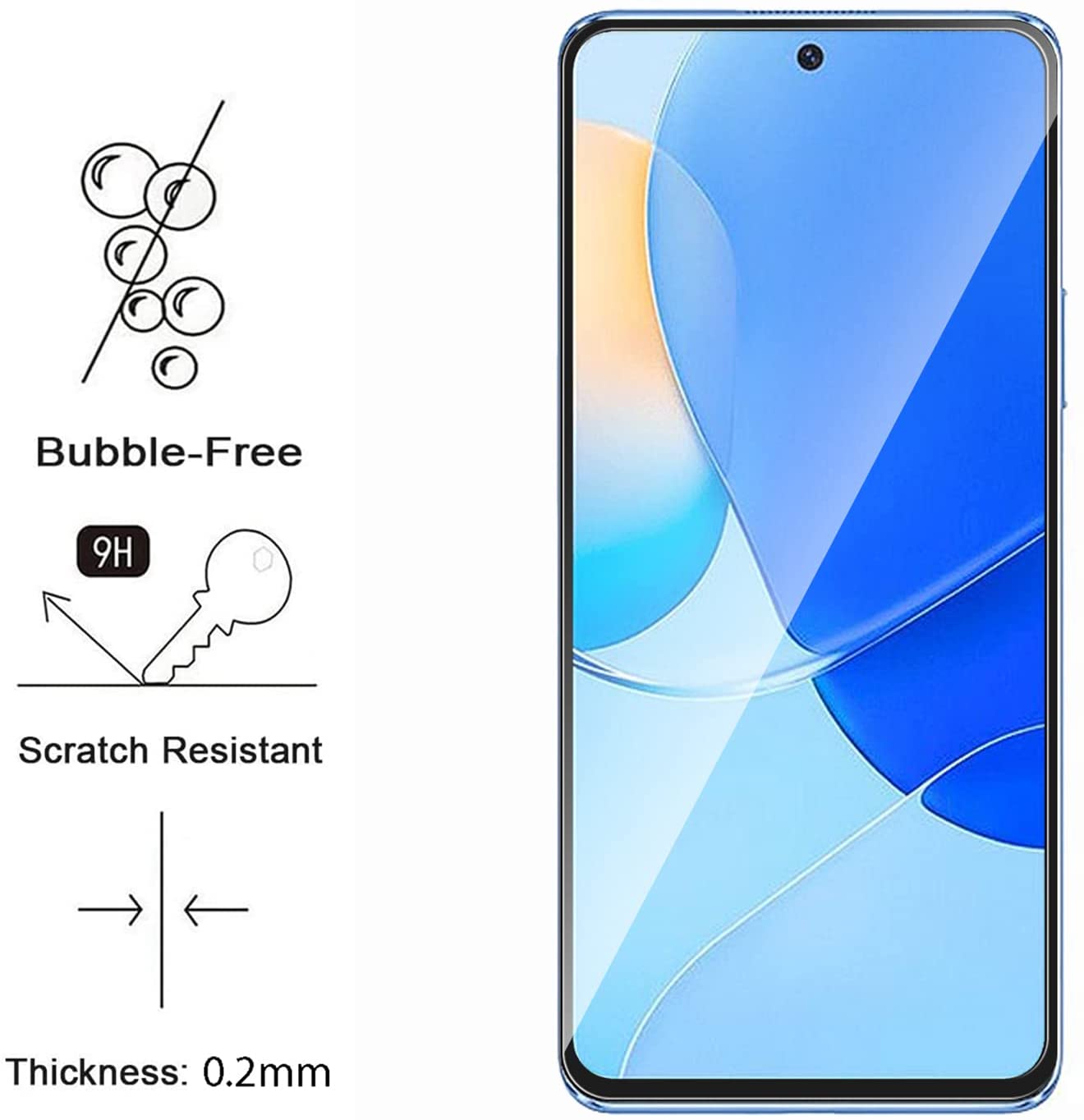 Full Cover Glass For Huawei Nova 9 SE Glass For Huawei Nova 9 SE Tempered Glass Screen Protector For Huawei Nova 9 SE Lens Glass