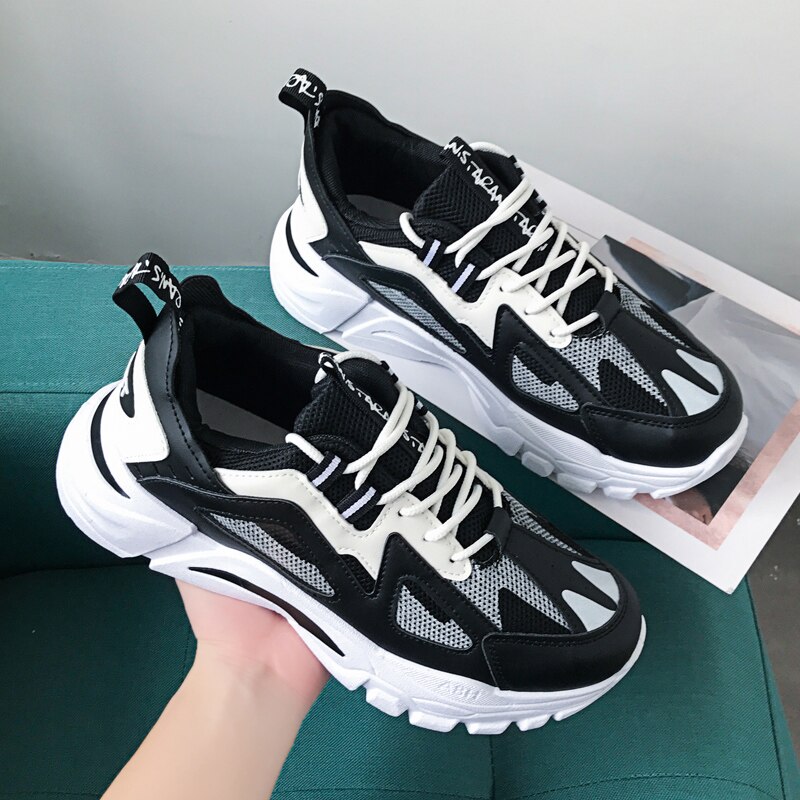 Krasovki heren casual schoenen mesh sneakers ademend licht outdoor schoeisel vrijetijdsschoenen heren sport volwassenen plat vallend