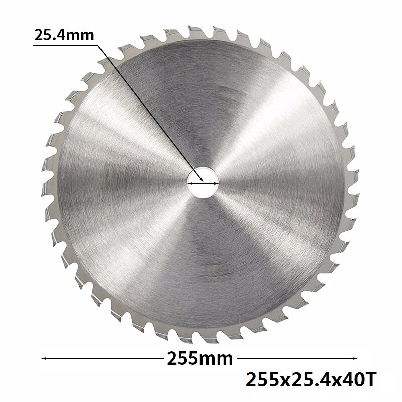 CMCP 40/60/80T Brush Cutter Blade Lawn Mower Cutter 255mm Circular Saw Blade For Lawn Mower Garden Tools: 255x25.4x40T