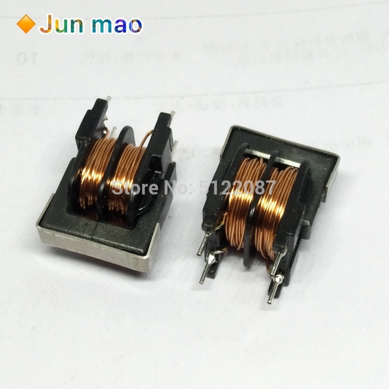 2 stk  uu16 10mh 0.5 ledningsdiameter 3a uf16 filter induktor strømforsyning common mode induktor drosselspole 10*13