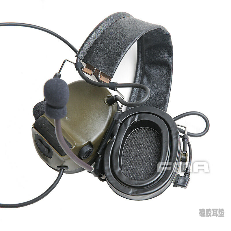 For COMTAC Peltor Headsets Earpiece Mat Soft Gel Ear Cushions Silicone Pad
