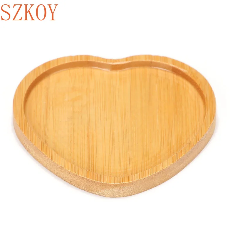 Soporte para maceta con 8 diseños, almohadilla para bonsái carnoso, bandeja de bambú, bandeja para maceta de madera, decoración para el hogar y la Oficina, soporte para macetas, 1 ud.