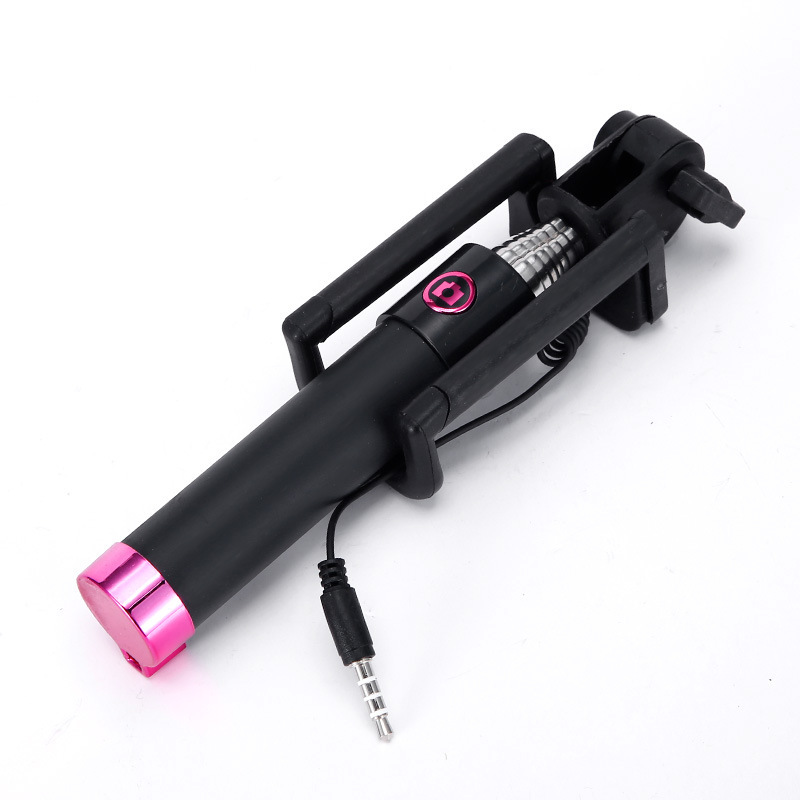 Stativ til telefon universal teleskoppind med telefonholder klip selfie stick aluminium stativ til mobil til alle smartphones: 001