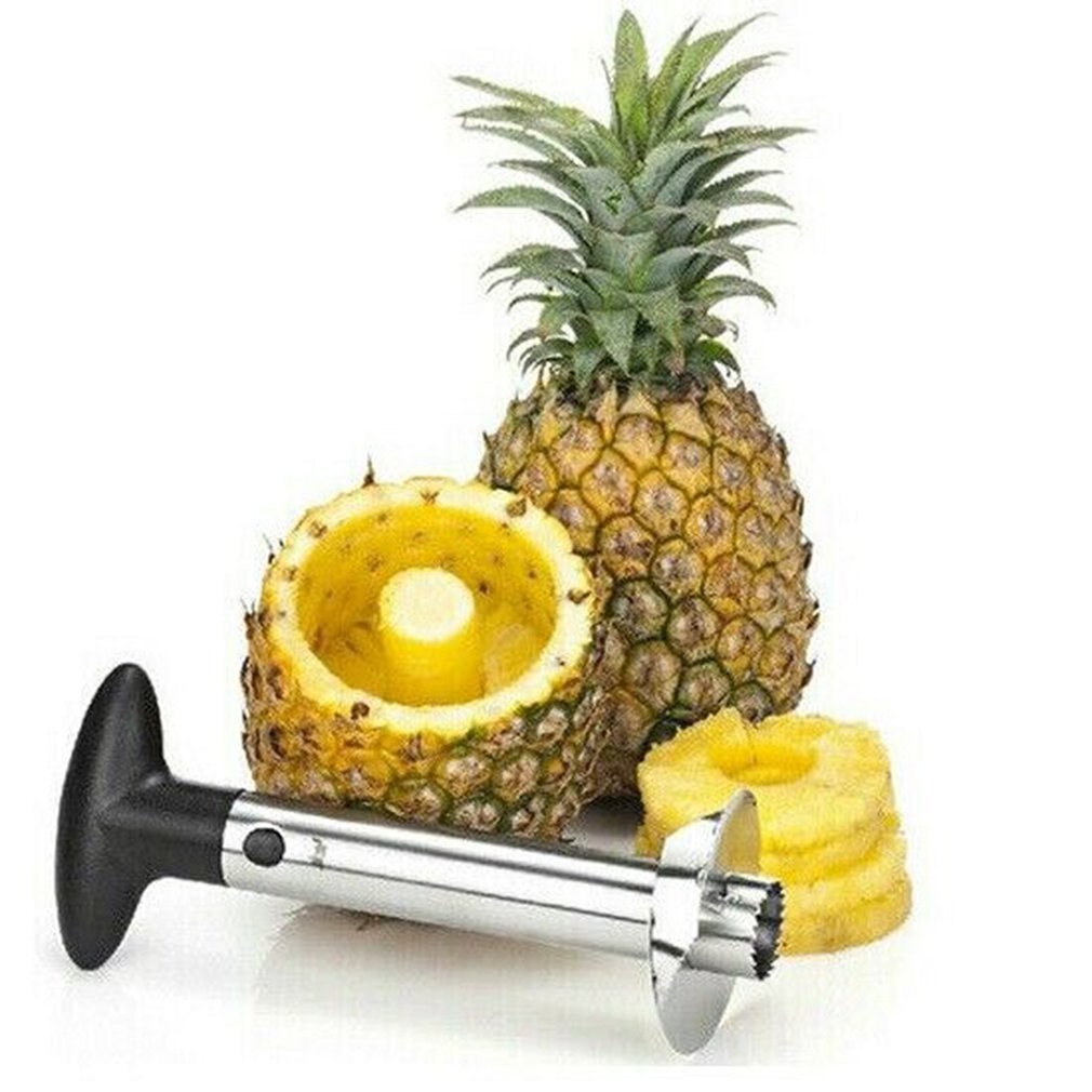 Ananas Schneidemaschine Küche edelstahl Ananas schneiden obst messer Ananas schäler schnell schneiden Ananas messer scheibe