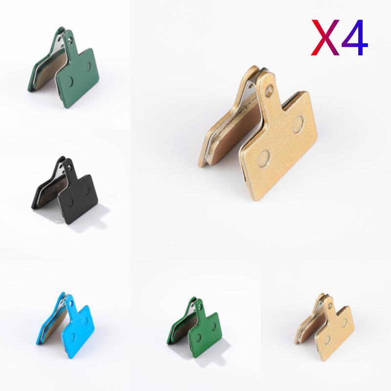 4 Pairs MTB Bicycle Resin Semimetal Disc Brake Pads For Shimano B01S M375 M395 M446 M485 M486 M416 Deore M515 M525 Bike Brake