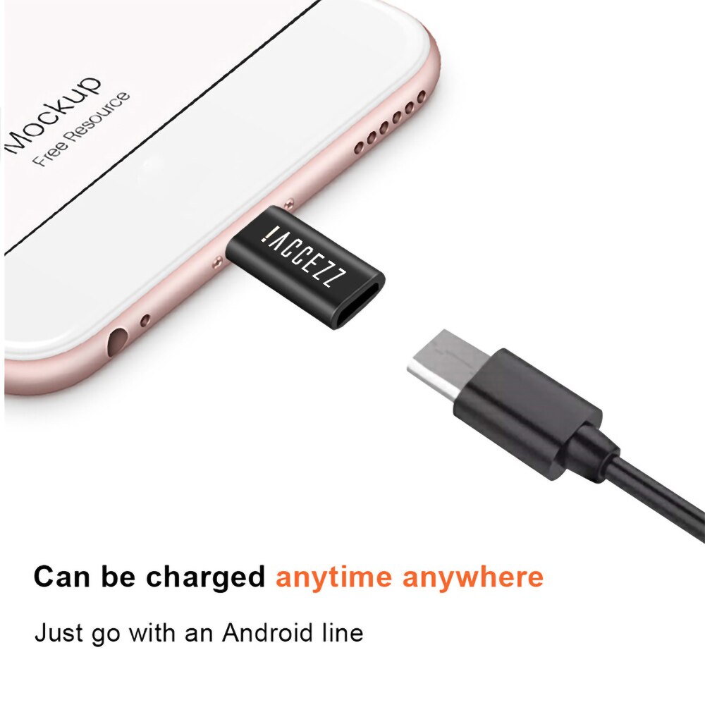 ¡! ACCEZZ Mini OTG adaptador Micro USB para iPhone 11 Pro Max X XS 8 7 Plus OTG adaptador Micro USB iluminación convertidor macho