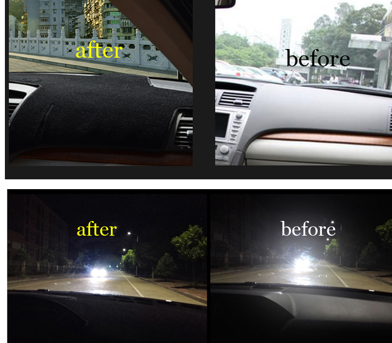 RKCA Car dashboard cover mat for Hyundai Elantra years Right hand drive dashmat pad dash cover auto accessories
