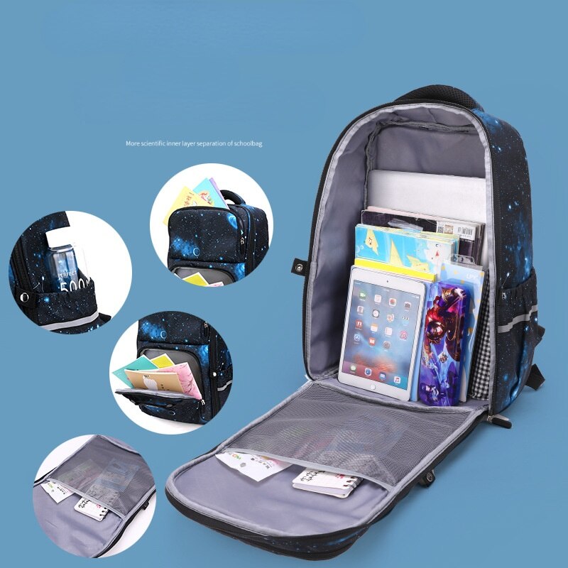 Trolley bagagli borse da scuola per ragazzi ragazze borse da scuola per bambini zaino per bambini Mochilas con zaino per scuola con ruote zaino per bambini