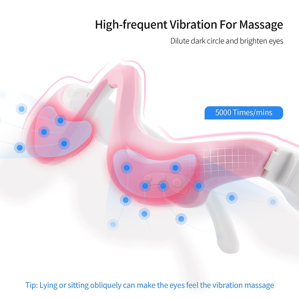 ems Mikro Strom Puls Auge Massagegerät Heizung Therapie Verblasst Dunkle Kreis Tighte Auge Haut Durchblutung Auge Pflege Schönheit Gerät