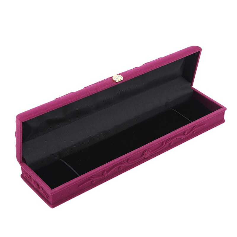 Präglade smyckesfodral för hänge halsband ring örhängen armband paketask smycken arrangör bröllopslådor