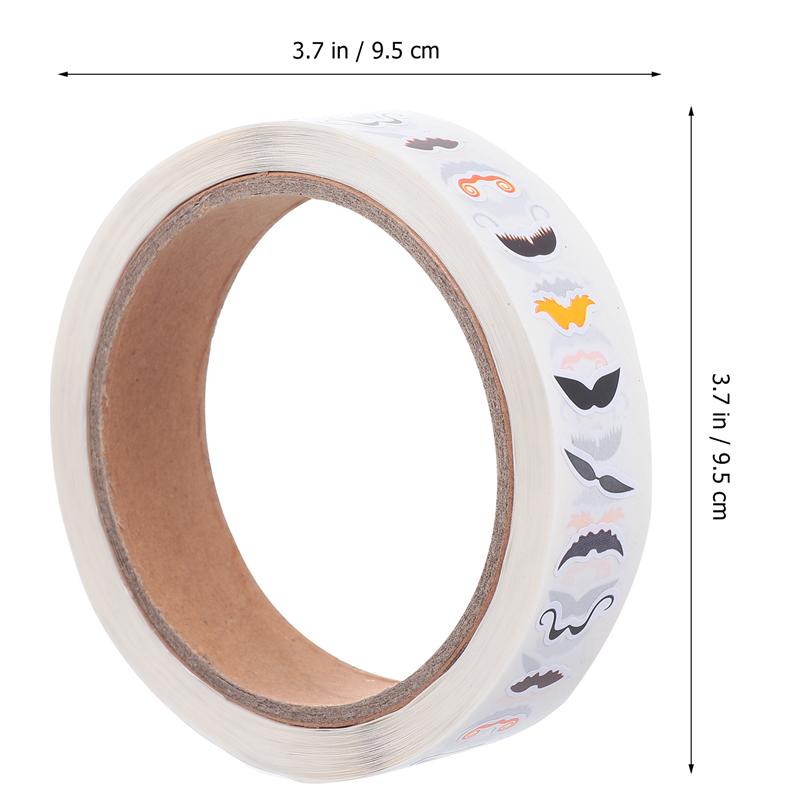 3PCS Mustache Decal Sticker Lovely Mustache Decal Funny Mustache Decal