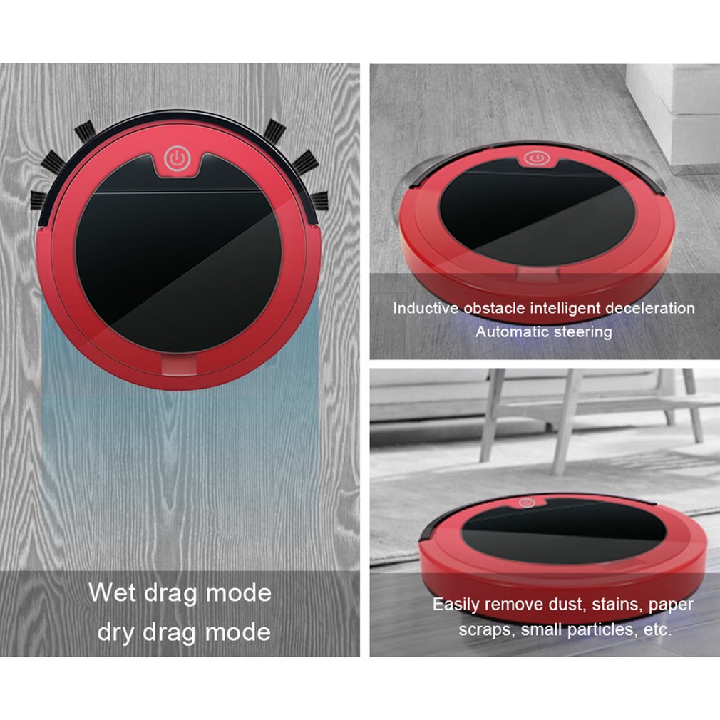 Intelligent Sweeping Robot With Remote Control Single Mop Dust Collector Home Sweeping Robot Floor Cleaning Tools