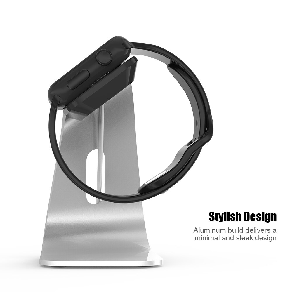 Floveme Metalen Aluminium Oplader Houder Voor Apple Horloge Beugel Opladen Cradle Stand voor Apple Horloge 2 3 Smart Horloge Houder stand