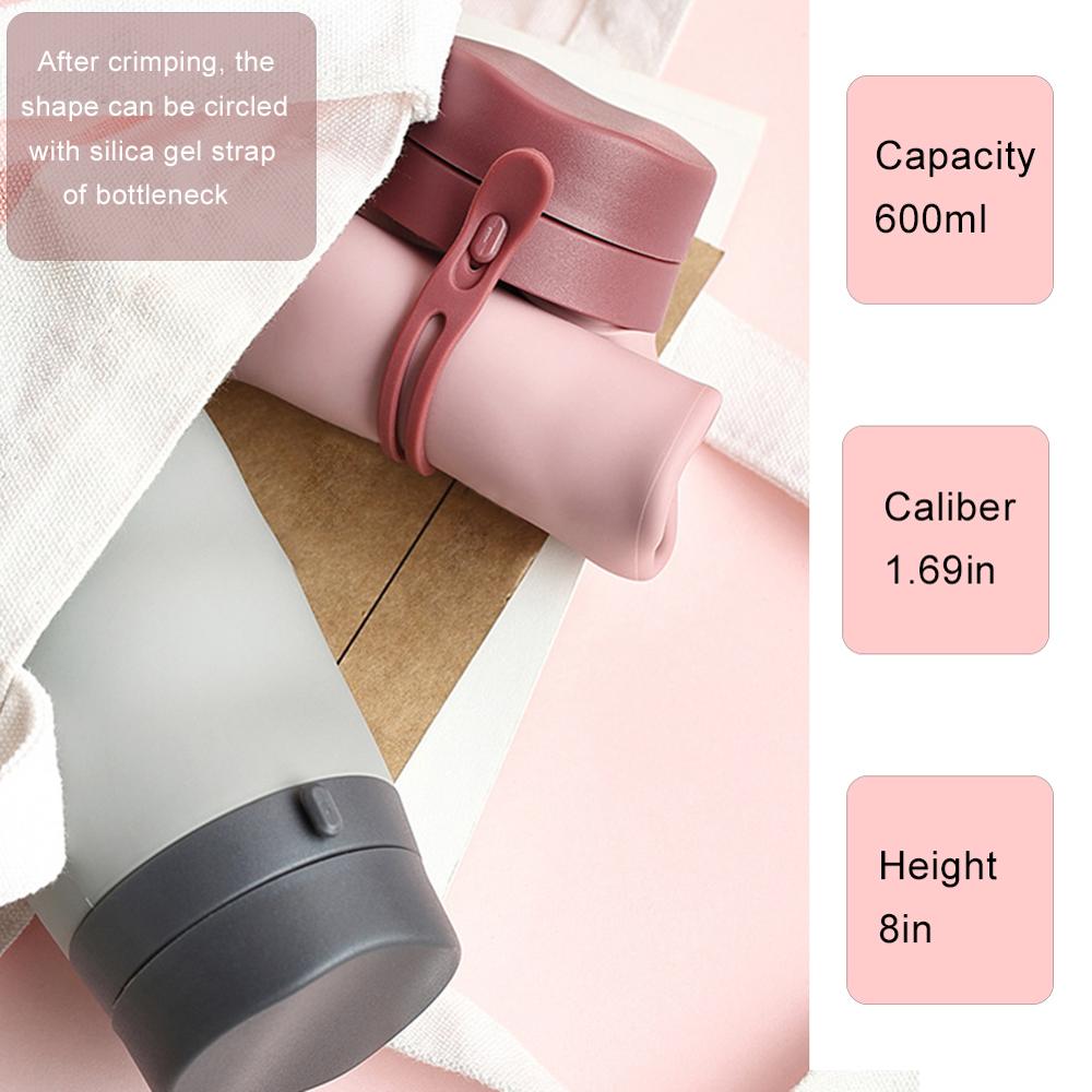 Bouteille d'eau de vélo Portable Silicone bouteille pliante sport boisson tasse réutilisable voyage bouteille d'eau vélo accessoire