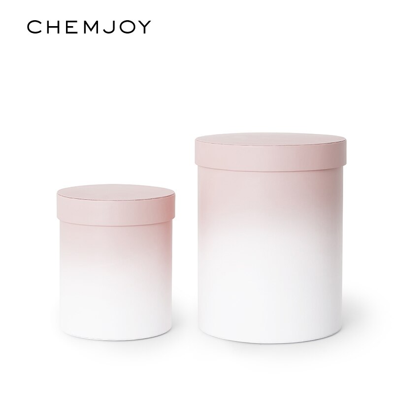 Sæt  of 2 gradient farve blomsteræske med låg kram bøtte buket rose boks bryllup gør det selv dekoration fest blomster emballage kasser