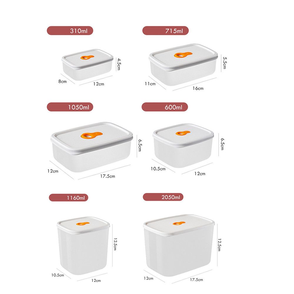 Freezing Cubes with Tray Refrigerator Leakproof Snack Organizer Food Container Jars Storage Box