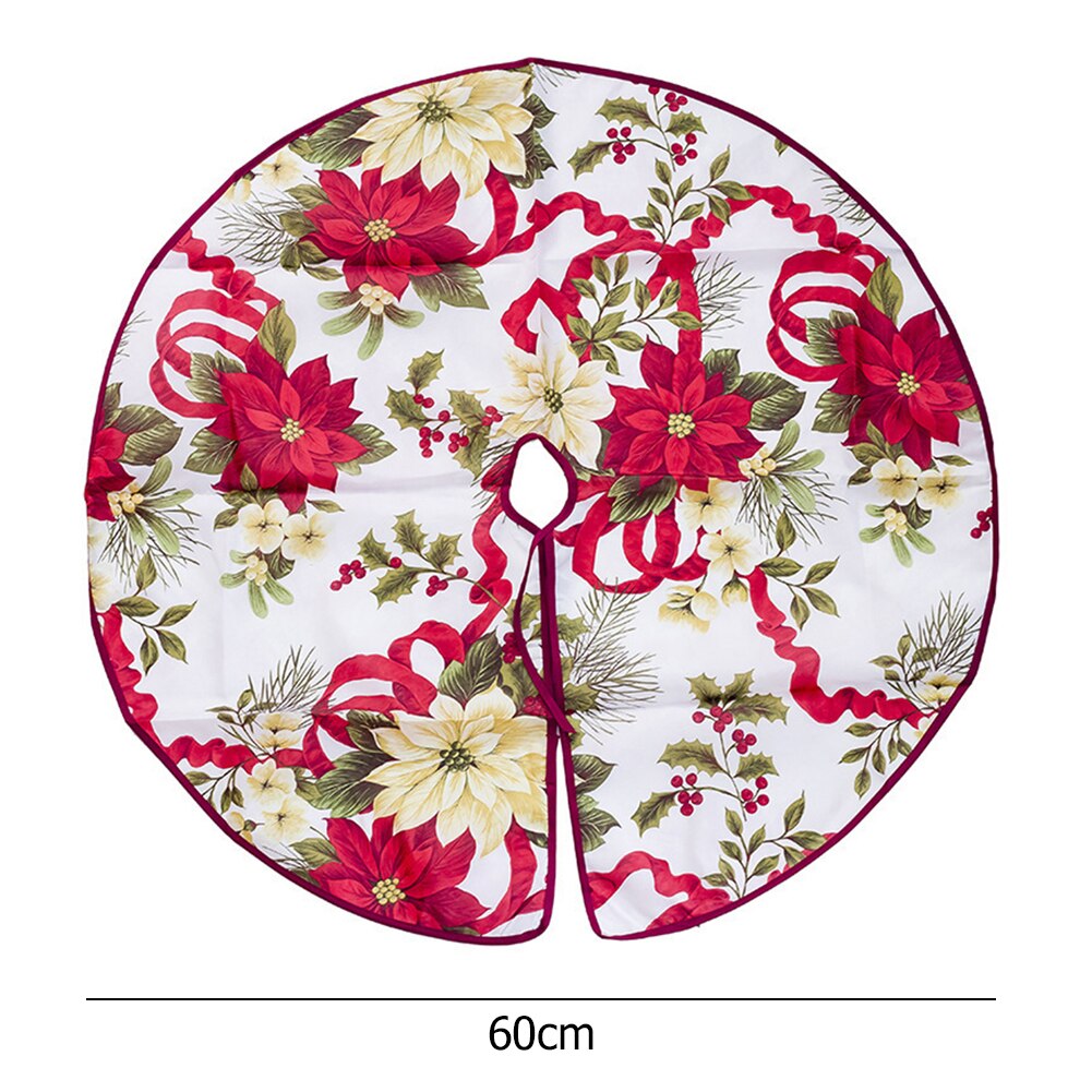 Kerstboomrokken voor thuis, jaardecoratie, kerstboomrok, kerstboomrok, linnen vloermat voor scène-indeling 122cm: A