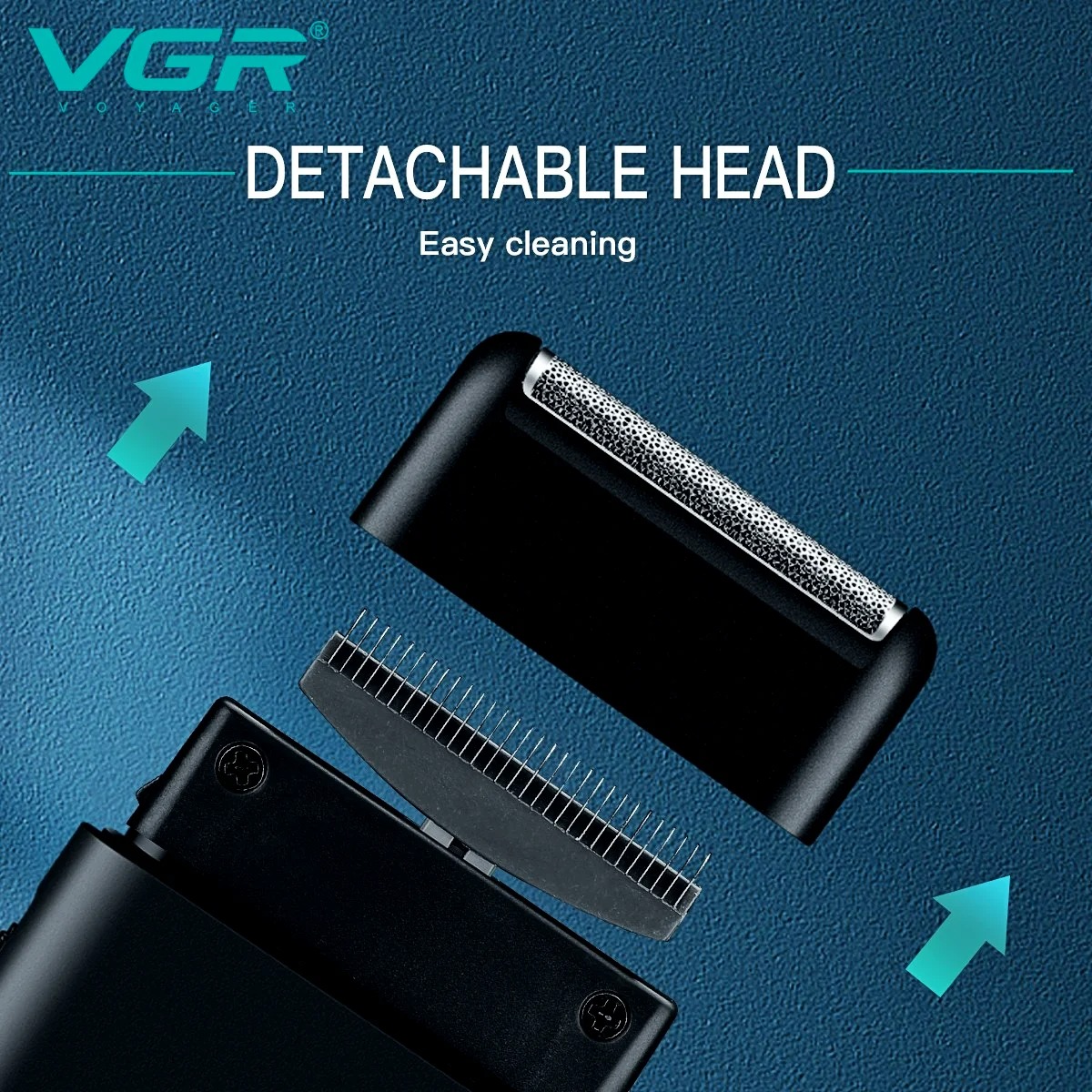 VGR Trimmer Oplaadbaar Afwerking Baardtrimmer Mini Draagbaar Scheerapparaat Professioneel Elektrisch Scheerapparaat Scheermachine voor mannen V-390
