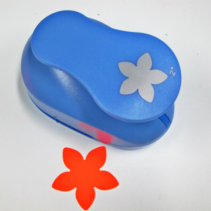 Free Ship 2" Petal Shaped Craft Punch Child Diy Bloom Tools Paper Cutter Furador Eva Foam Scrapbook Flower Single Hole Puncher