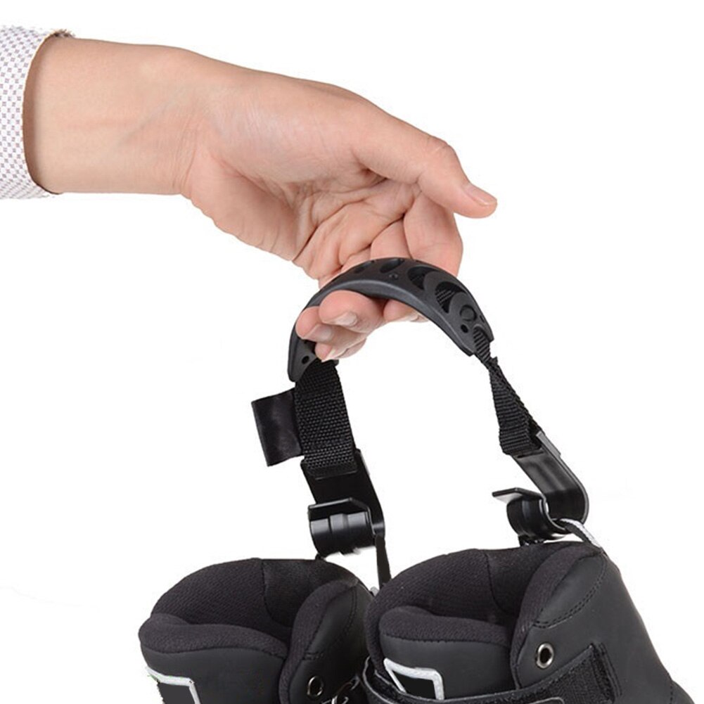 Gancho para patines en línea de alta resistencia, herramienta de transporte duradera, hebilla de mango portátil, Correa colgante para Powerslide