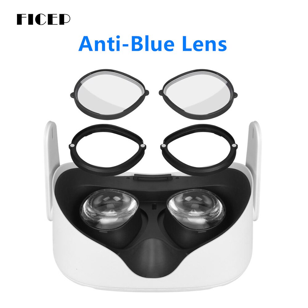 For Oculus Quest 2 Anti Blue Light Glasses Frame VR Magnetic Eyeglass Quick Disassemble Lens For Oculus Quest 2 VR Accessories