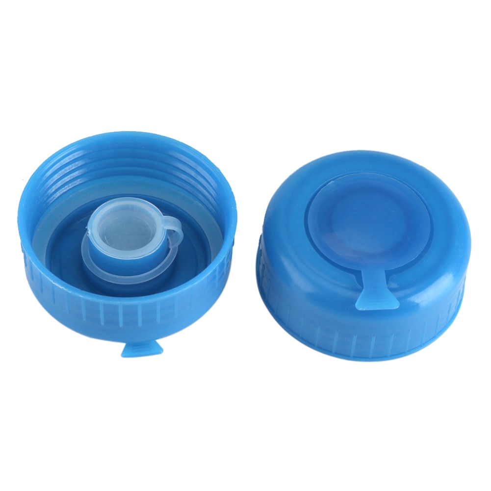 5 Stck Blau Gallonen Trinken Wasser Flasche Eimer Schraube Auf Kappe Ersatz Anti Spritzen Deckel Wiederverwendbare Kappen Spitzen Gewinde