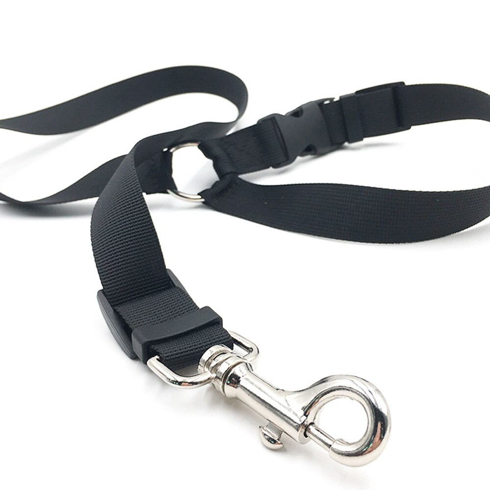 Dog Seat Belt Verstelbare Pet Nylon Kat Harnas Huisdier Auto Veiligheid Touw Ring Hond Autogordel Achterbank Tractie riem