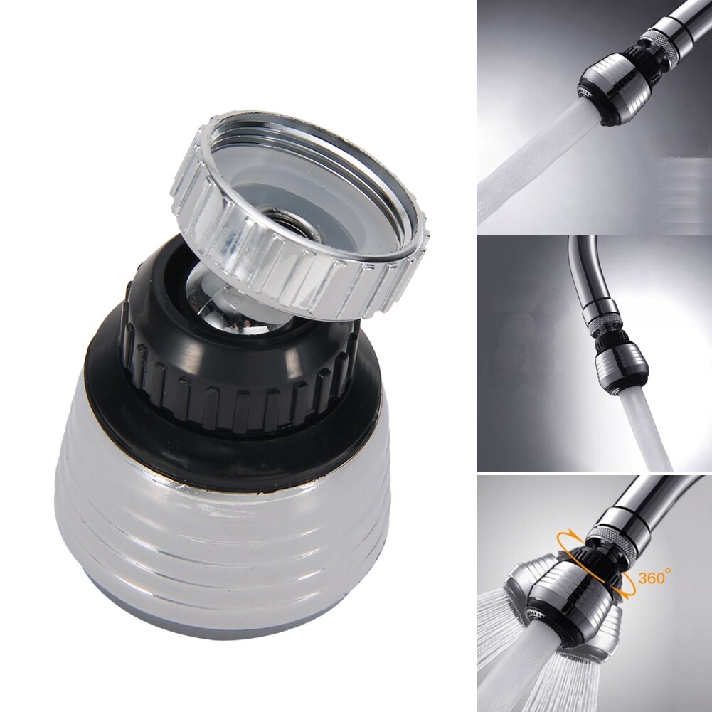 1Pc 360 Graden Beluchter Water Waskolf Swivel Hoofd Saving Tap Keukenkraan Beluchter Connector Diffuser Nozzle Mesh Adapter