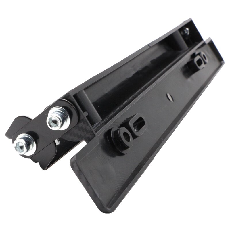 Soporte de marco de matrícula de coche ajustable Universal soporte de fibra de carbono Placa de número de carreras soporte de montaje automático estilo de coche