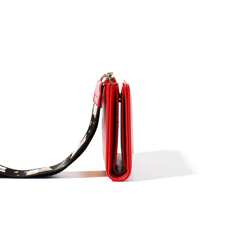 Excelsior Rits Vrouwen Kleine Portemonnee Pu Lederen Dames Portemonnee Mini Multi Layer Creatieve Portemonnee Kaart Tas