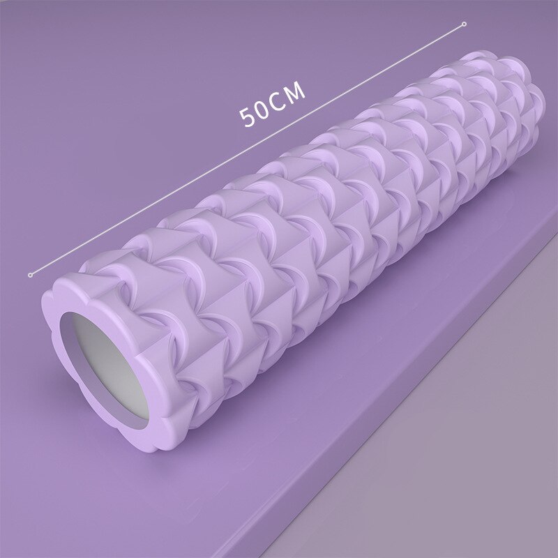 Rullo di schiuma di forma fisica della palestra della colonna di Yoga Pilates esercizio di Yoga rullo di massaggio muscolare posteriore rullo di Yoga morbido rullo muscolare trasporto di goccia: Oro