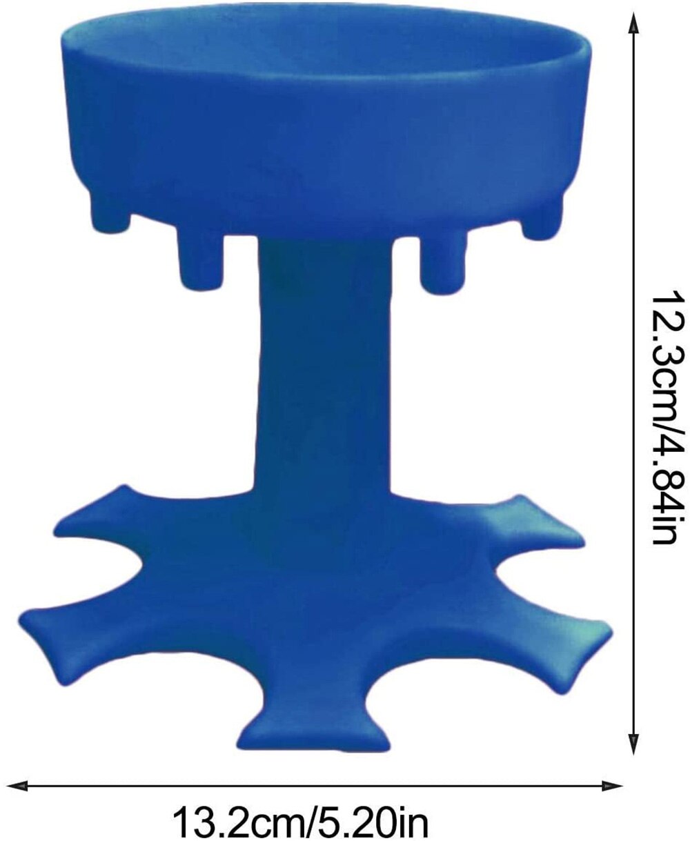 6 Shot Beverage Glass Dispenser Holder Portable Wine Dispenser Pourer Drinking Bar Shot Dispenser Party Bar Accessory