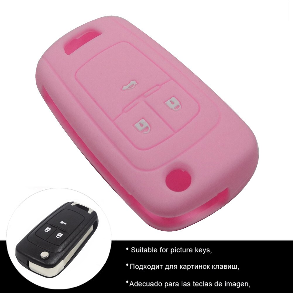 Fit For Chevrolet Silicone Skin Cover 3 Button Smart Remote Key Fob Case Coolbestda Silicone Key Fob Cover