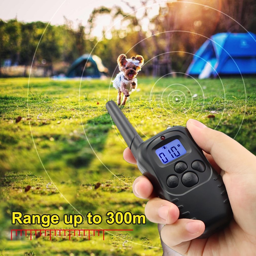 Electric LCD Dog Training Collar Pet Remote Control Waterproof