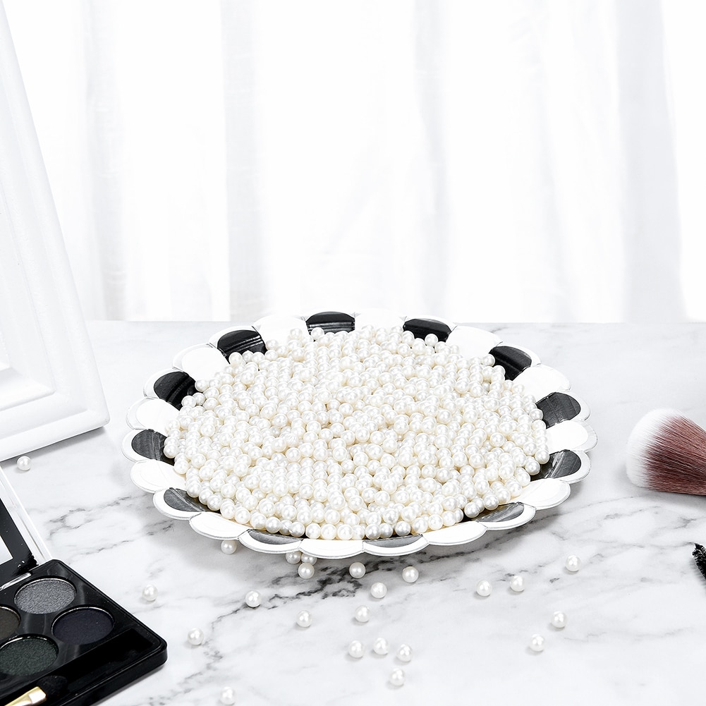 Akryl klar makeup børste opbevaringsboks med låg plast makeup organizer kosmetisk værktøj holder perle og æske