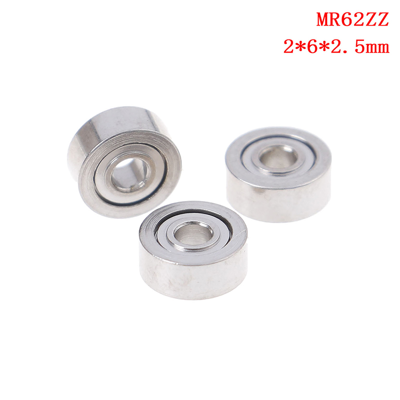 10 stk  mr62zz mr83 693zz metalskærmede præcisionskuglelejer minilejer  (2 x 6 x 2.5mm)