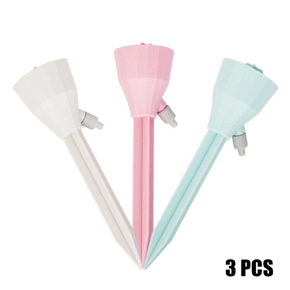 3/6 Pcs Plant Self Watering Spikes Devices Automatic Waterer Adjustable Drip Irrigation System MSU88: 3pcs