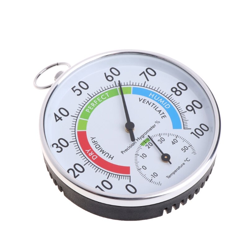 Temperatuur En Vochtigheid Analoge Indicator Indoor Outdoor Thermometer Hygrometer 35ED