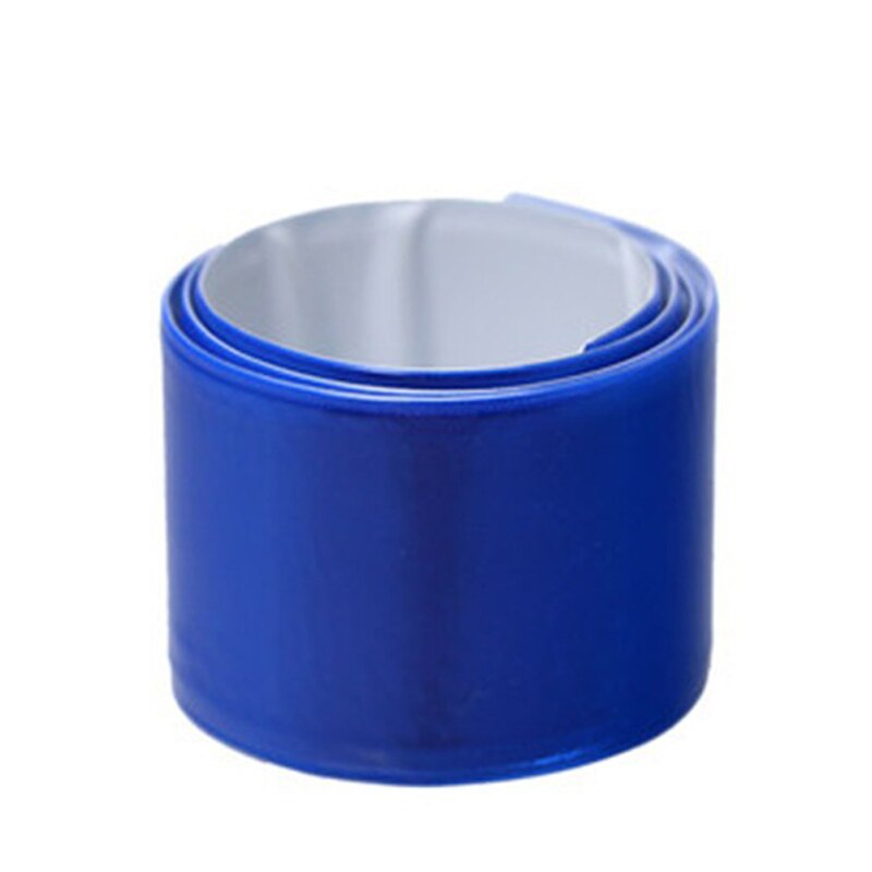 Reflective Snap Bands Reflective Slap Bracelet Reflective Wristband High Visibility Reflectors for Riding Bike CMG786: Blue  1PCS