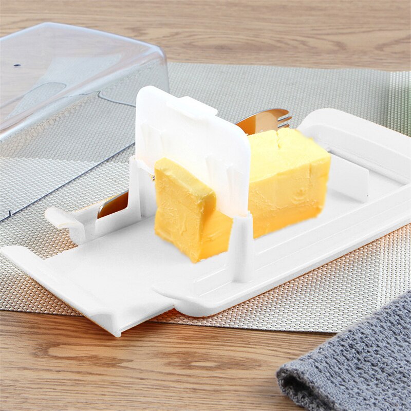 4-en-1 beurrier ensemble beurrier avec couvercle coupe-beurre fromage boîte de rangement outils de cuisson grande capacité pour le stockage du beurre