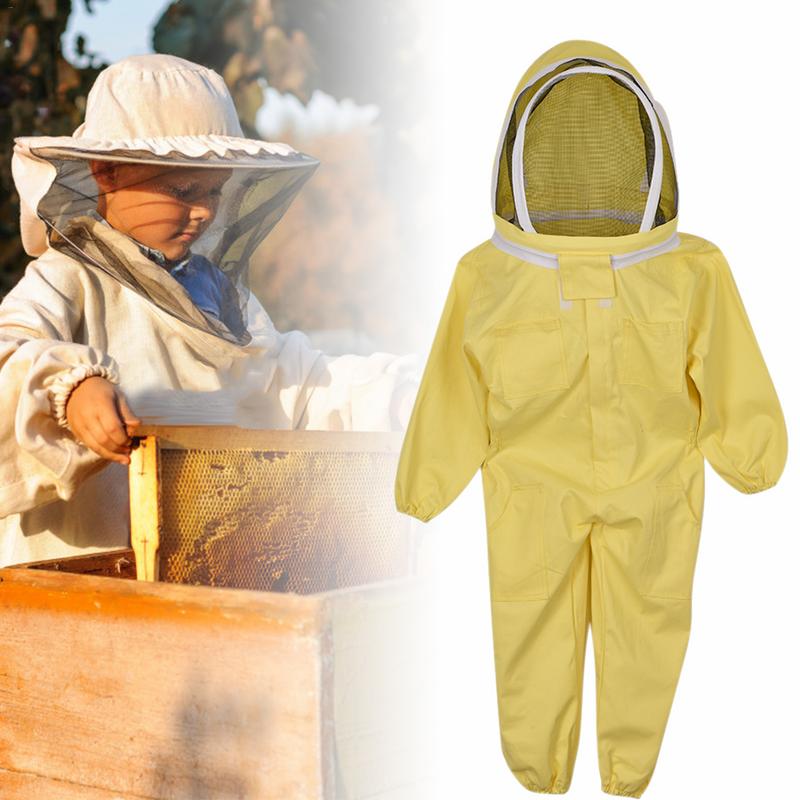 Petite taille 120-130cm Apiculture Apiculture outils abeille vêtements de protection Apiculture costume pour apiculteur Apiculture uniformes costume